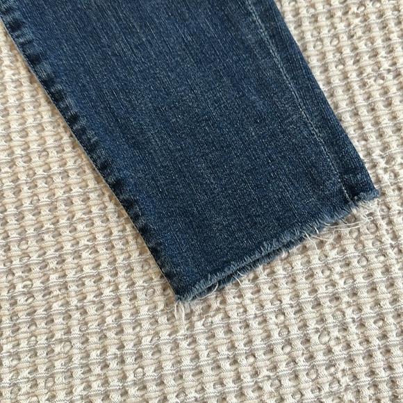 MOTHER Dark Blue Straight Leg Jeans 26 - Picture 8 of 9
